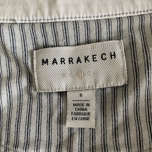 Anthropologie Women's Light Blue Ruffled Jacket - Picture 5 of 6